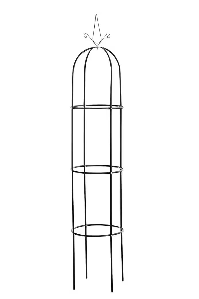 TPFGARDEN Roman Rosensäule Rankgitter Eisen 190 x 38 cm