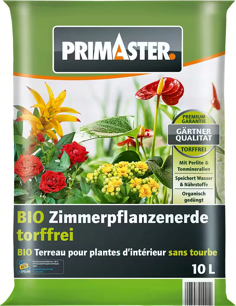 PRIMASTER Bio Zimmerpflanzerde torffrei 10 L Spezialerde