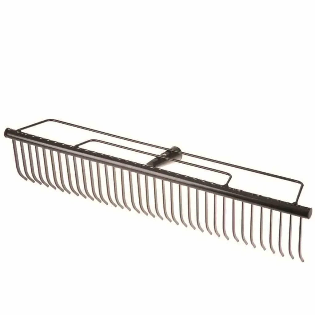 FREUND VICTORIA Parkrechen 700 mm, 44 Zinken, ohne Stiel, grauschwarz