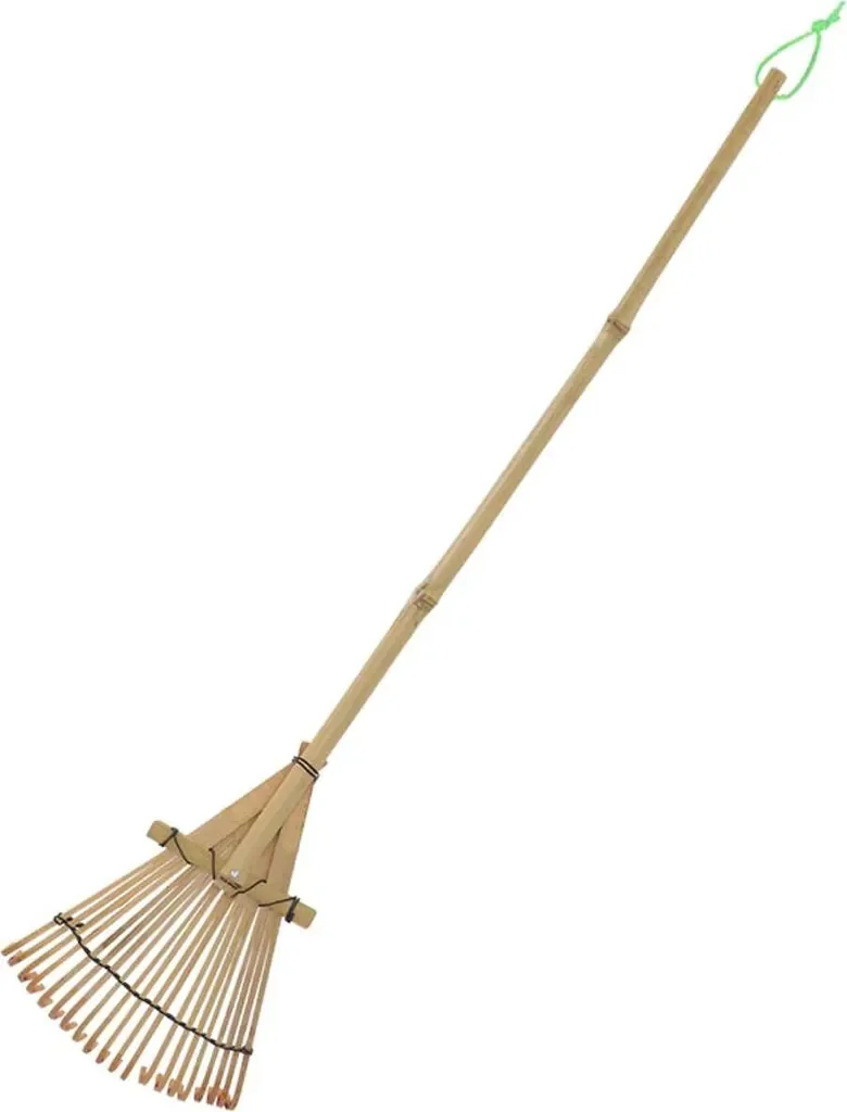 Esschert Design Kinder Rasenrechen Bambus 78 cm