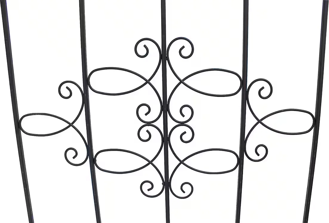 DANDIBO Rankgitter Perugia 20689 Metall Steckzaun 75 cm Rankhilfe