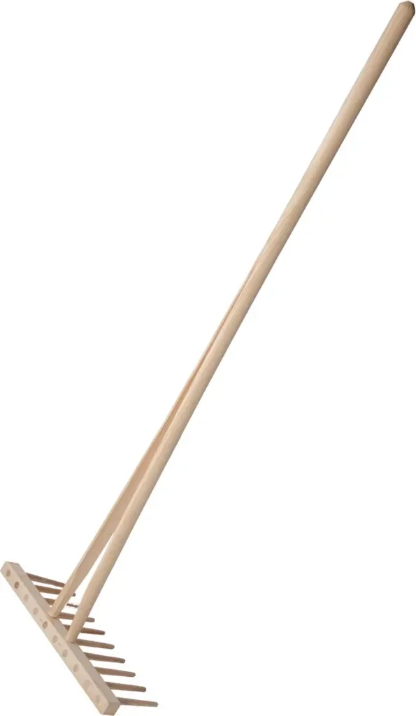 FREUND VICTORIA Mini-Holzrechen 66670 Gartenrechen