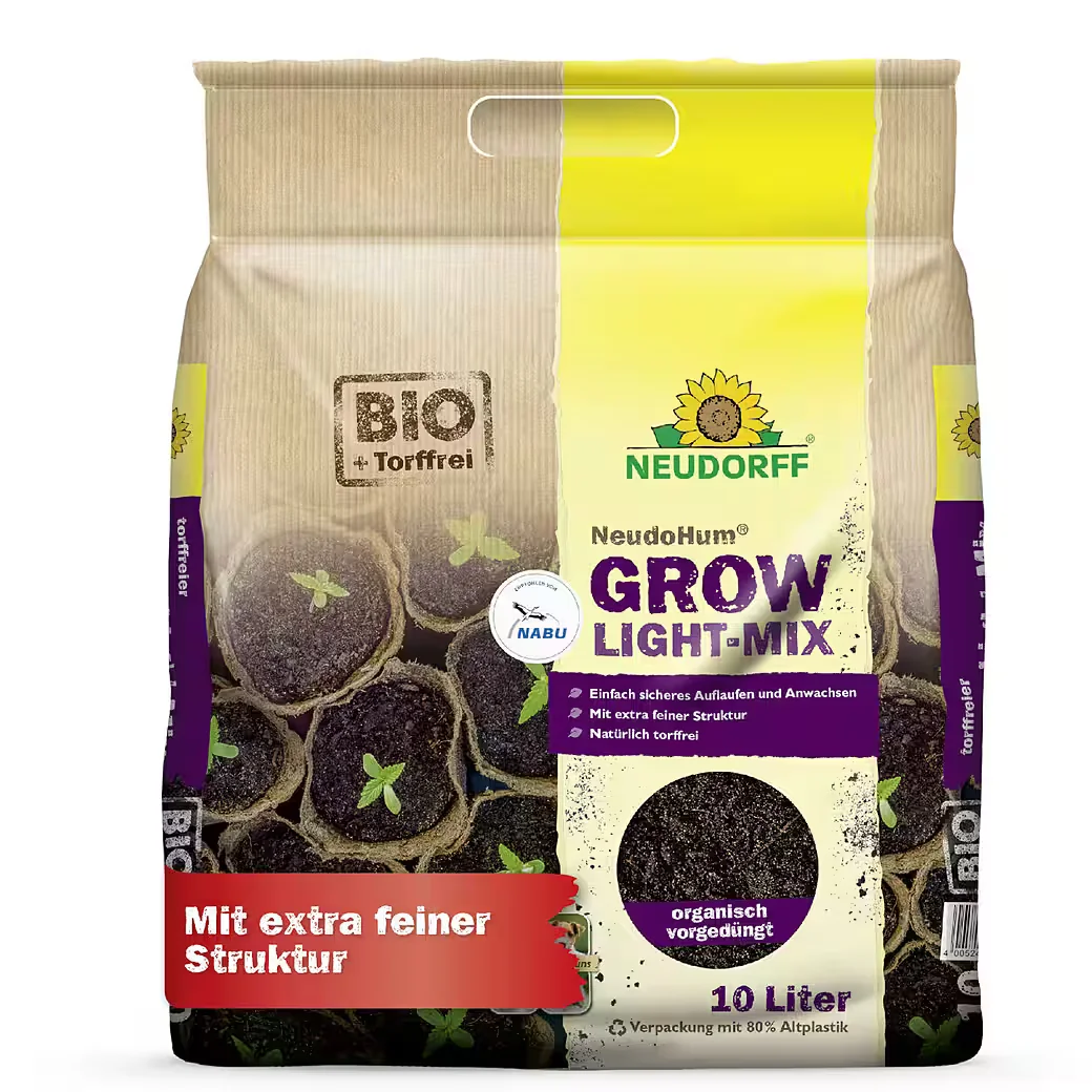NEUDORFF NeudoHum Grow Light-Mix Spezialerde Anzuchterde 10 L