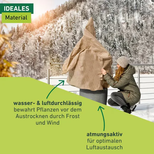 Windhager Winterschutzvlies Protect Gartenvlies für Pflanzen