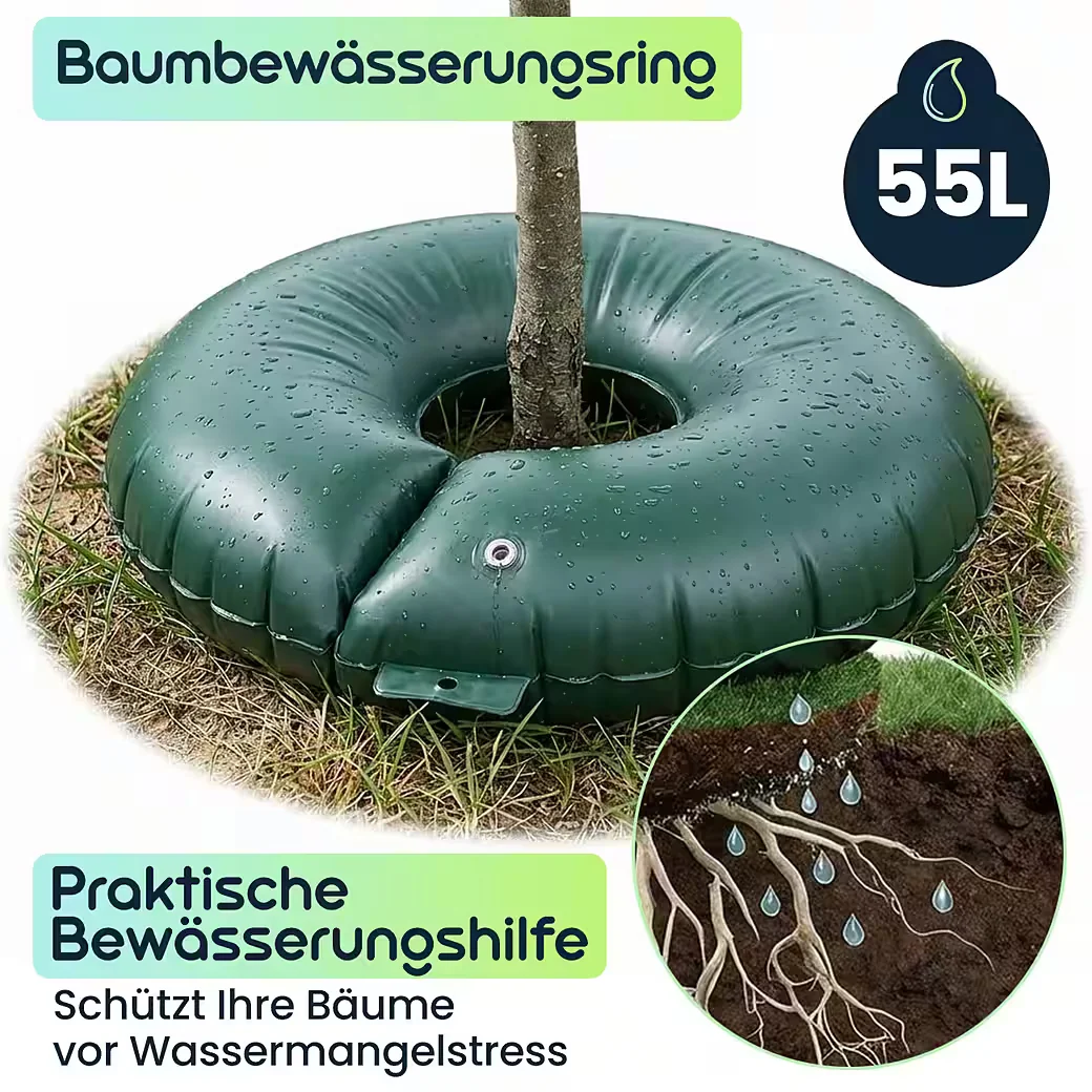 SHOP'N SMILE IDEOON Baumbewässerungsring 55L PVC bis 30 cm Stammumfang
