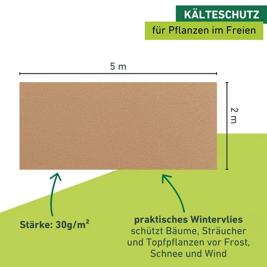 Windhager Winterschutzvlies Protect Gartenvlies für Pflanzen