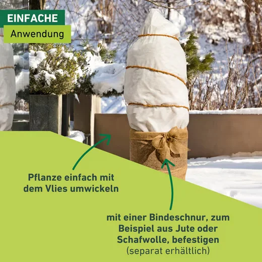 Windhager Winterschutzvlies Vlieshaube für Pflanzen Frostschutz