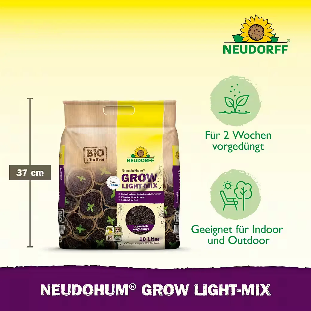NEUDORFF NeudoHum Grow Light-Mix Spezialerde Anzuchterde 10 L