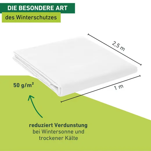 Windhager Winterschutzvlies Vlieshaube für Pflanzen Frostschutz