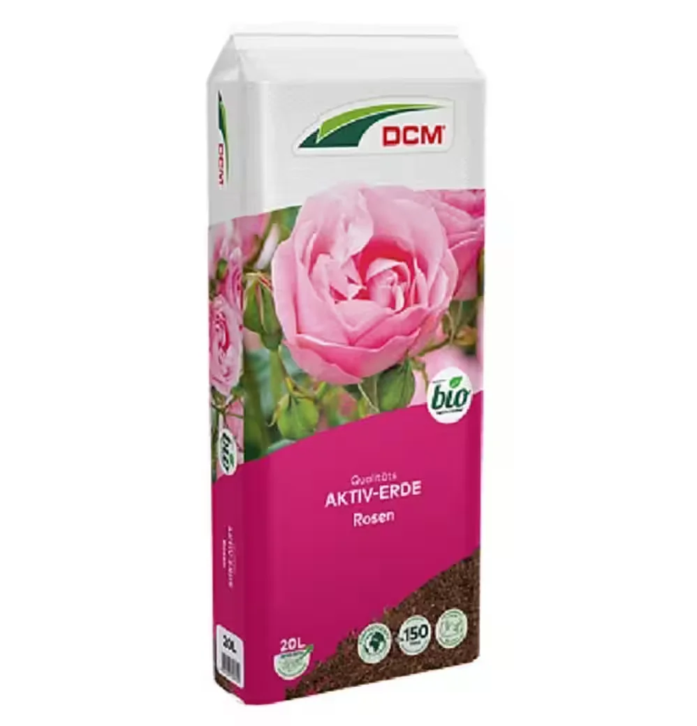 CUXIN DCM Aktiv-Erde Rosenerde Blumenerde 20 Liter