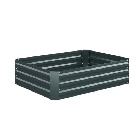 Relaxdays Hochbeet Metall Garten Pflanzbeet