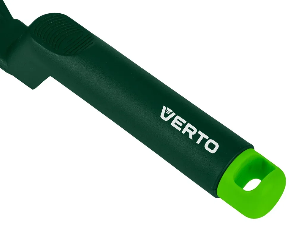 VERTO Fächerbesen 31 cm PP 9 Zinken Handrechen Minirechen
