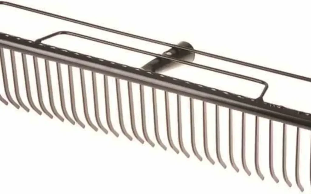 FREUND VICTORIA Parkrechen 700 mm, 44 Zinken, ohne Stiel, grauschwarz