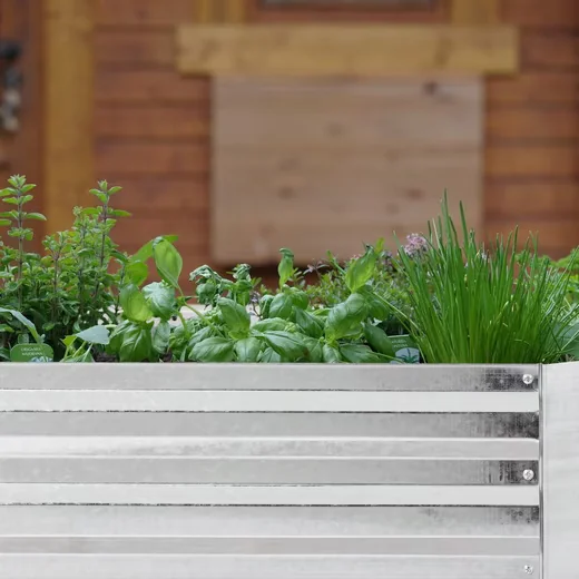 Relaxdays Hochbeet Metall Garten Pflanzbeet