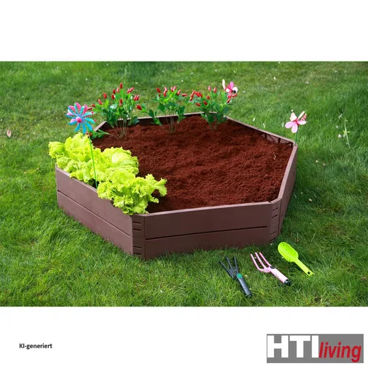 HTI-Living Hochbeet Nessa sechseckig, höhenverstellbar