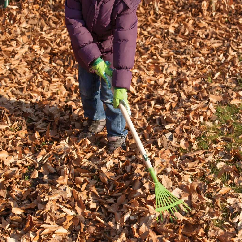 Esschert Design Kinderrechen grün KG101 Gartenrechen für Kinder