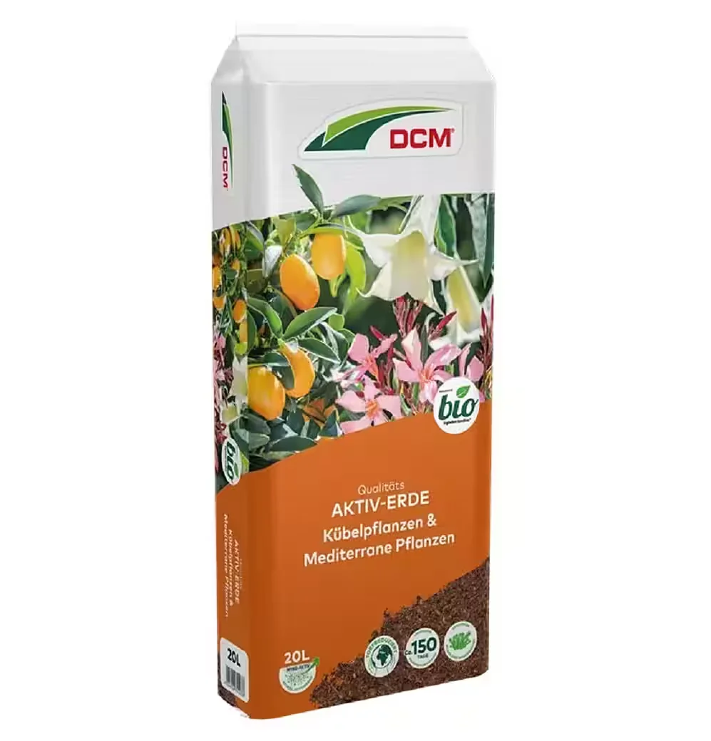 CUXIN DCM Aktiv-Erde für Kübel- und Mittelmeerpflanzen 20 l