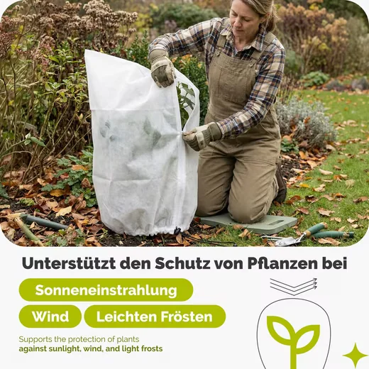 GARRONDA Gartenvlies 60 g/m² Frostschutz Gemüsebeet GD-0253