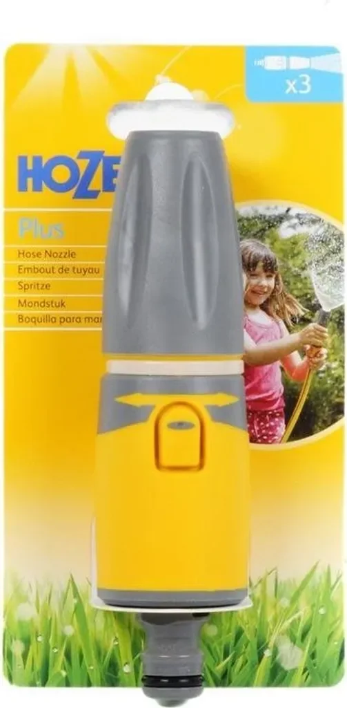 Hozelock Gartenspritze Plus mit Wasserstopp Gießpistole