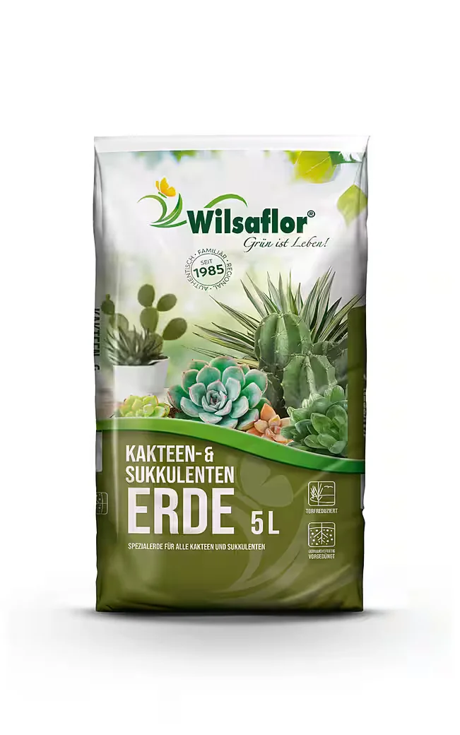 JSM-BRENNHOLZ Wilsaflor Kakteen- und Sukkulentenerde 20 L 4x5 L