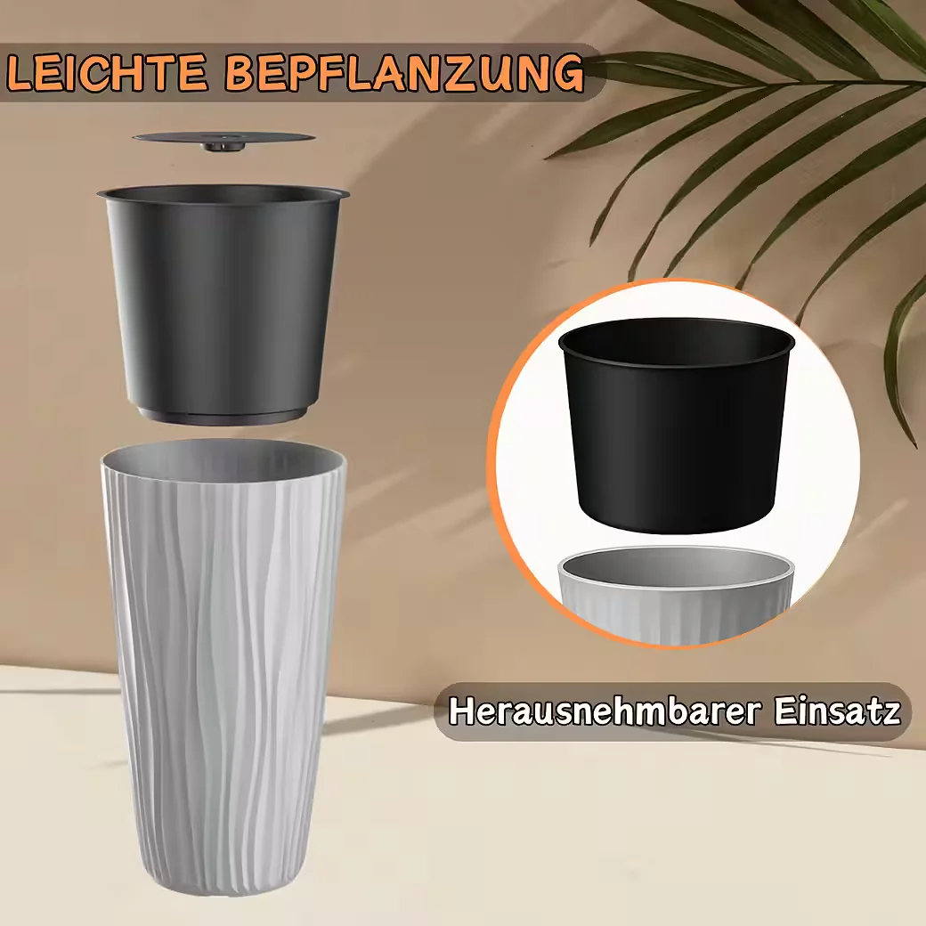 ENGELLAND Blumentopf mit Einsatz und Selbstbewässerung