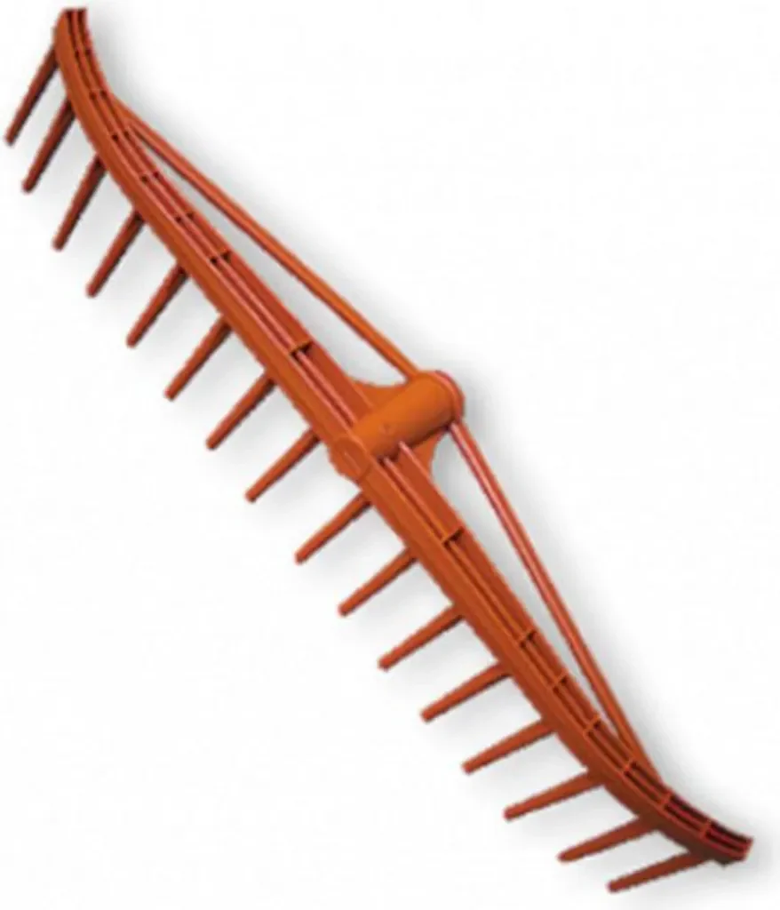 Bradas Laubrechen Fächerbesen Kunststoff 60 cm 16 Zinken