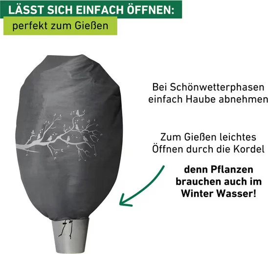 Windhager Winterschutzvlies Vlieshaube für Pflanzen Frostschutz