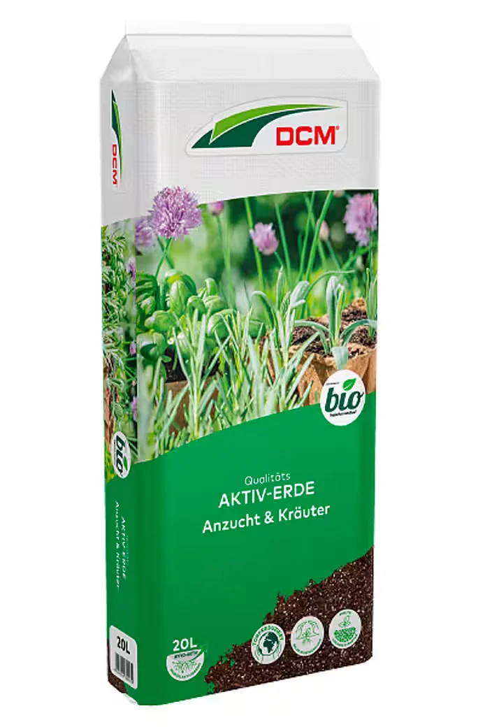 CUXIN DCM Aktiv-Erde Anzuchterde und Kräutererde 20 l