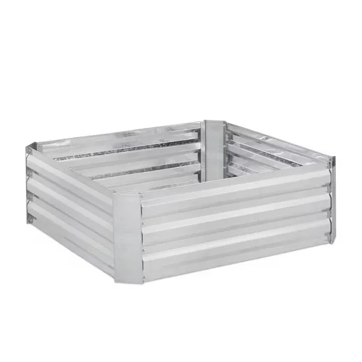 Relaxdays Hochbeet Metall Garten Pflanzbeet