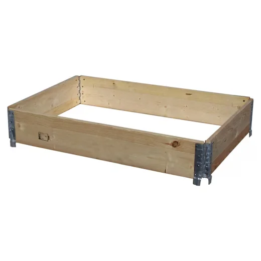 GERSO Hochbeet Holzaufsatzrahmen Palettenrahmen Set