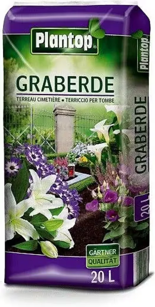 PLANTOP Graberde Blumenerde 20 l