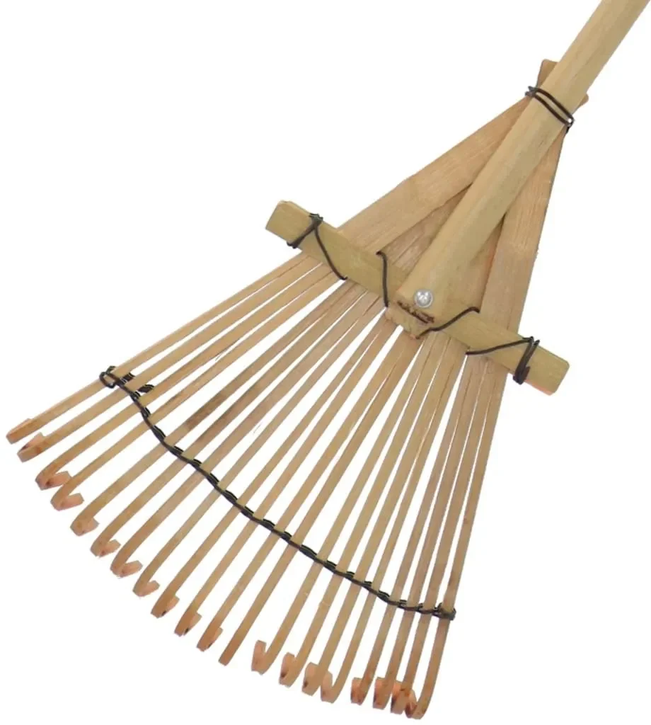 Esschert Design Kinder Rasenrechen Bambus 78 cm