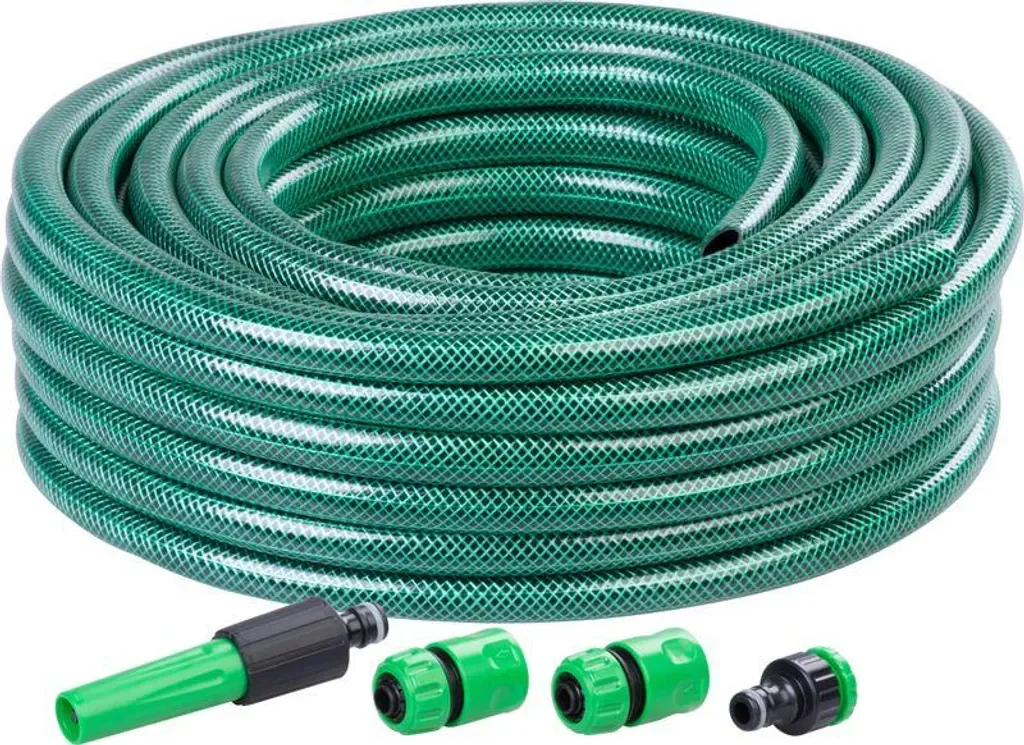STREND PRO Economic Gartenschlauch Set 20 m 1/2 Zoll Adapter Düse