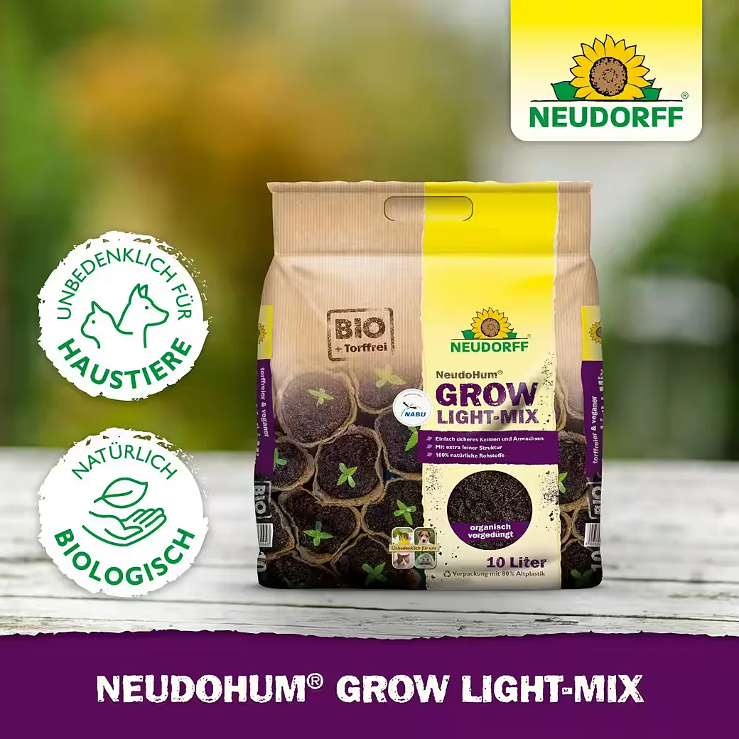 NEUDORFF NeudoHum Grow Light-Mix Spezialerde Anzuchterde 10 L