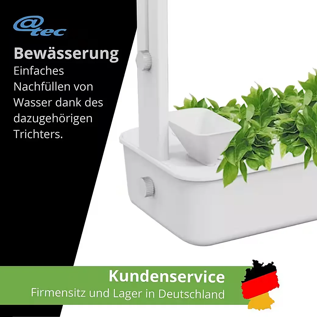 ATEC Mini Gewächshaus Pflanzenaufzuchtstation für Anzucht