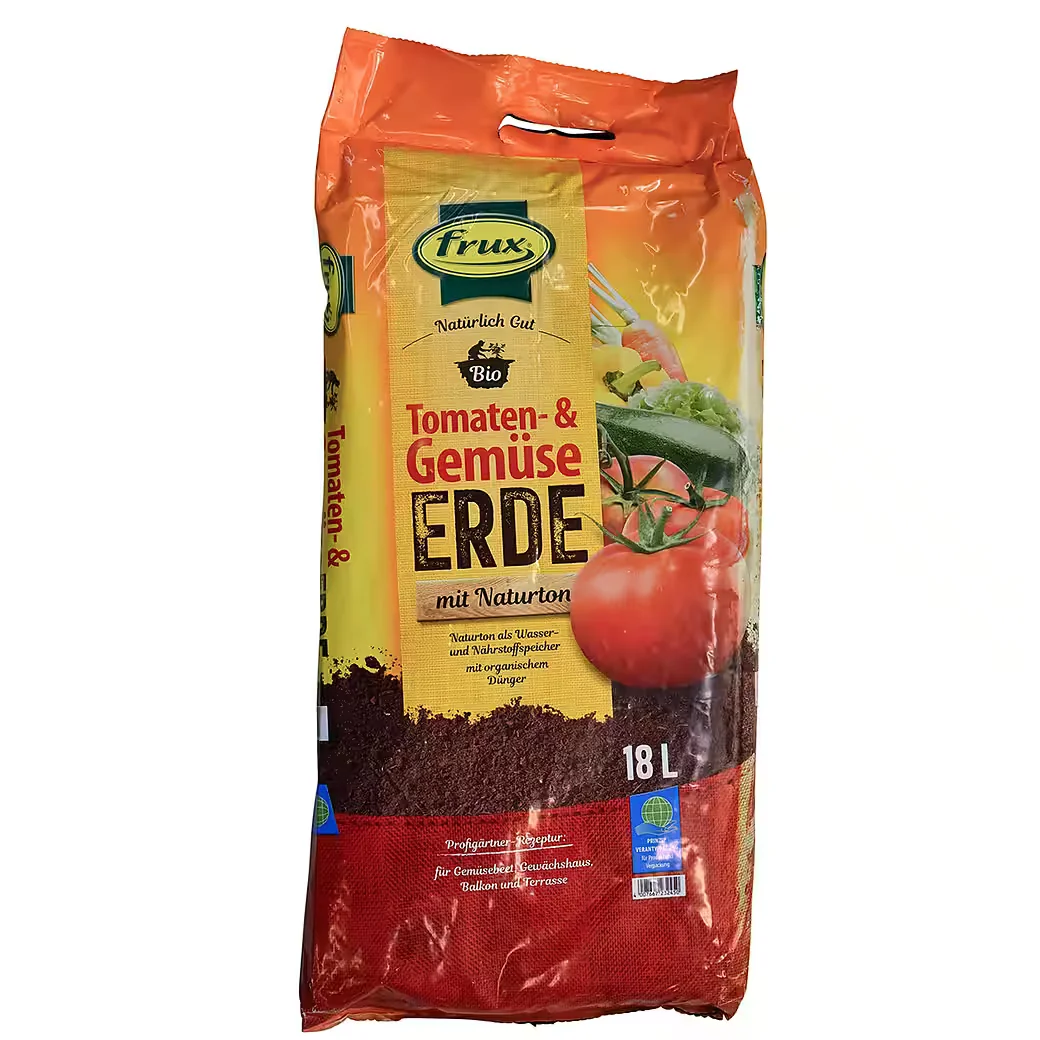 FRUX Blumenerde Tomaten und Gemüseerde 18 L pflanzfertig